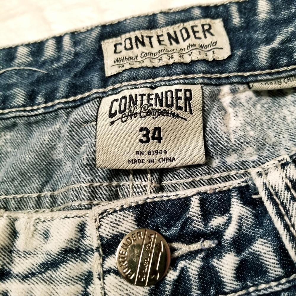 Contender Ripped Denim Shorts - Picture 4 of 7